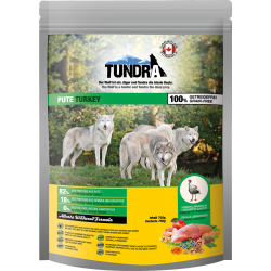 Tundra z indykiem dla psów wszystkich ras i na każdym etapie rozwoju, 750 g
